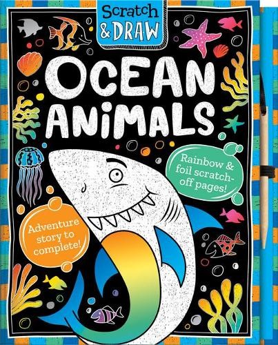 Scratch a Draw Ocean Animals - Scratch Art Activity Book