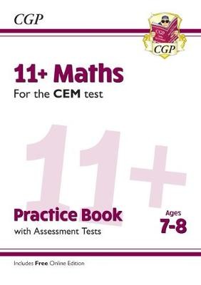 11+ CEM Maths Practice Book a Assessment Tests - Ages 7-8 (with Online Edition)