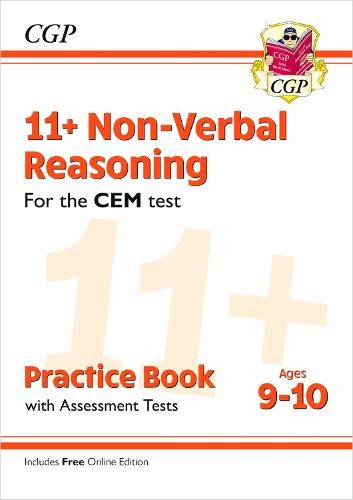 11+ CEM Non-Verbal Reasoning Practice Book a Assessment Tests - Ages 9-10 (with Online Edition)