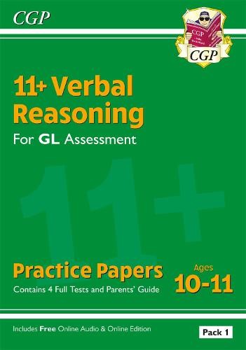 11+ GL Verbal Reasoning Practice Papers: Ages 10-11 - Pack 1 (with Parents' Guide a Online Ed)