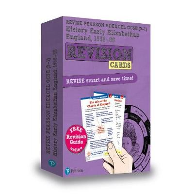 Pearson REVISE Edexcel GCSE History Elizabethan England Revision Cards (with free online Revision Guide and Workbook): For 2024 and 2025 exams (Revise