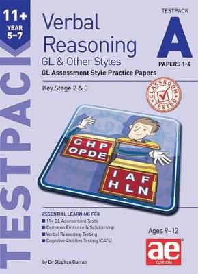 11+ Verbal Reasoning Year 5-7 GL a Other Styles Testpack A Papers 1-4
