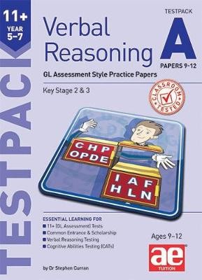 11+ Verbal Reasoning Year 5-7 GL a Other Styles Testpack A Papers 9-12