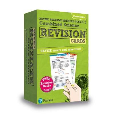 Pearson REVISE Edexcel GCSE Combined Science Foundation Revision Cards (with free online Revision Guide): For 2024 and 2025 assessments and exams (Rev