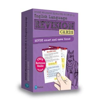 Pearson REVISE Edexcel GCSE English Language Revision Cards (with free online Revision Guide): For 2024 and 2025 assessments and exams (REVISE Edexcel