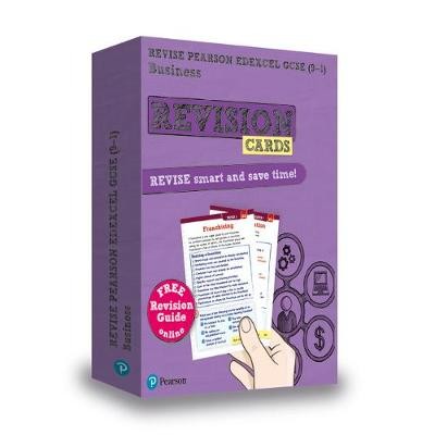 Pearson REVISE Edexcel GCSE Business Revision Cards (with free online Revision Guide): For 2024 and 2025 assessments and exams (REVISE Edexcel GCSE Bu