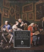 Broadview Anthology of Restoration and Early Eighteenth-Century Drama