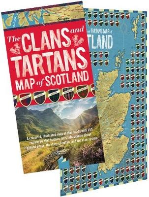 Clans and Tartans Map of Scotland (folded)