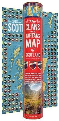 Clans and Tartans Map of Scotland