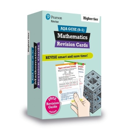 Pearson REVISE AQA GCSE Maths Higher Revision Cards (with free online Revision Guide): For 2024 and 2025 assessments and exams (REVISE AQA GCSE Maths
