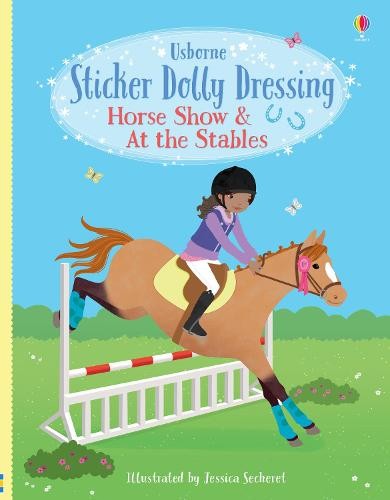 Sticker Dolly Dressing Horse Show a At the Stables