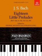 Eighteen Little Preludes BWV 924-8, 930, 933-43 a 999