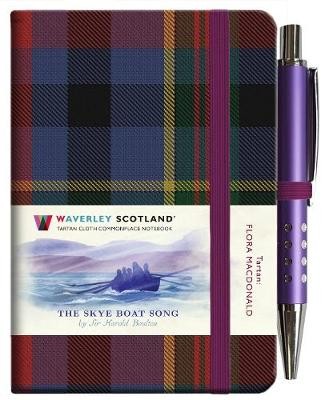Skye Boat Song Tartan Notebook (mini with pen)
