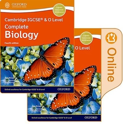 Cambridge IGCSE® a O Level Complete Biology: Print and Enhanced Online Student Book Pack Fourth Edition