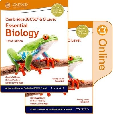 Cambridge IGCSEÂ® a O Level Essential Biology: Print and Enhanced Online Student Book Pack Third Edition