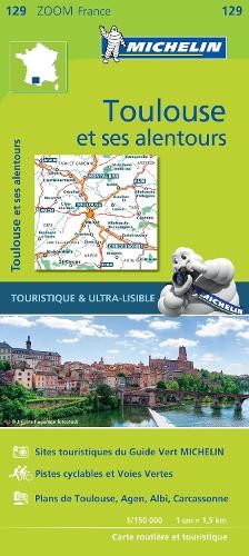 Toulouse a surrounding areas - Zoom Map 129