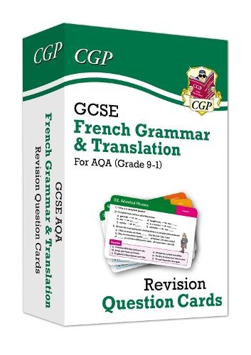 GCSE AQA French: Grammar a Translation Revision Question Cards (For exams in 2024 and 2025)
