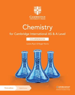 Cambridge International AS a A Level Chemistry Coursebook with Digital Access (2 Years)