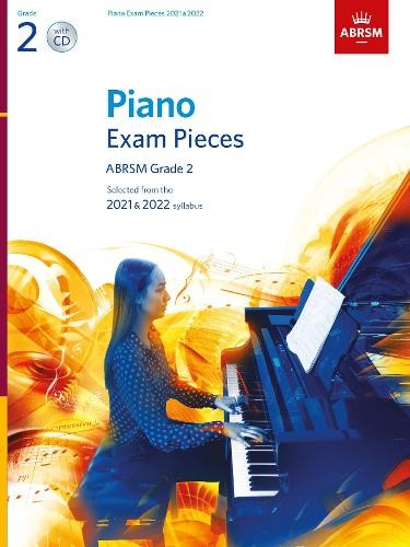 Piano Exam Pieces 2021 a 2022, ABRSM Grade 2, with CD