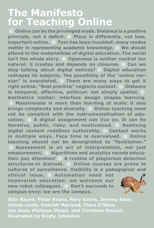 Manifesto for Teaching Online