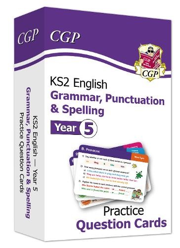 KS2 English Year 5 Practice Question Cards: Grammar, Punctuation a Spelling
