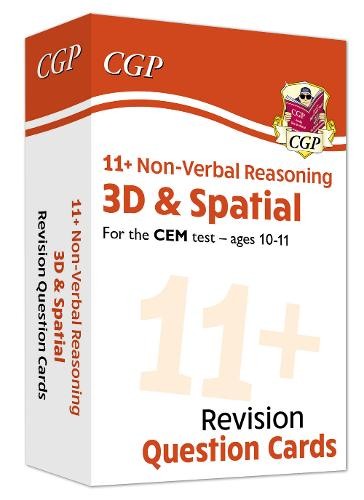11+ CEM Revision Question Cards: Non-Verbal Reasoning 3D a Spatial - Ages 10-11