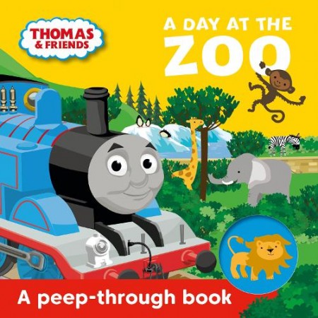 Thomas a Friends: A Day at the Zoo a peep-through book