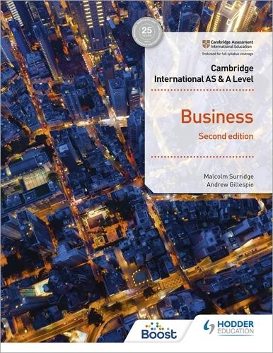 Cambridge International AS a A Level Business Second Edition