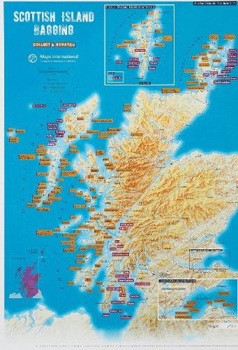 Scottish Island Bagging - Collect a Scratch Print