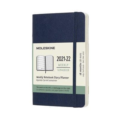 Moleskine 2022 18-Month Weekly Pocket Softcover Notebook