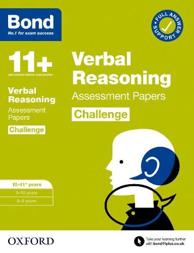 Bond 11+: Bond 11+ Verbal Reasoning Challenge Assessment Papers 10-11 years: Ready for the 2024 exam