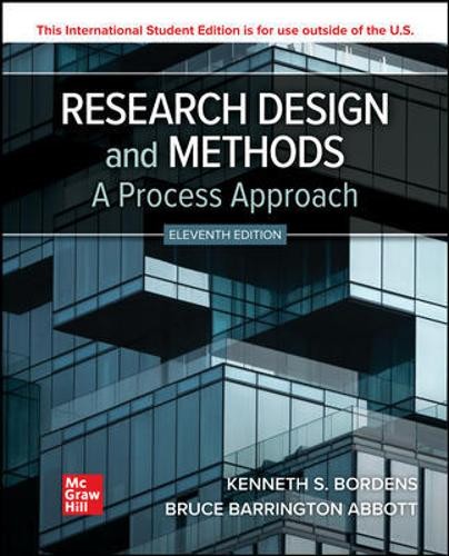 Research Design and Methods: A Process Approach ISE