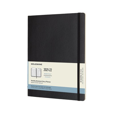 Moleskine 2022 18-Month Monthly Extra Large Softcover Notebook