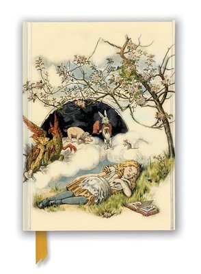 British Library: Alice Asleep, from AliceÂ’s Adventures in Wonderland (Foiled Journal)