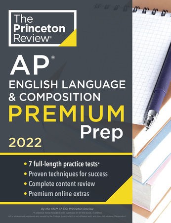 Princeton Review AP English Language a Composition Premium Prep, 2022