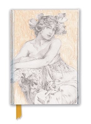 Alphonse Mucha: Study for Documents Decoratifs Plate 12 (Foiled Journal)