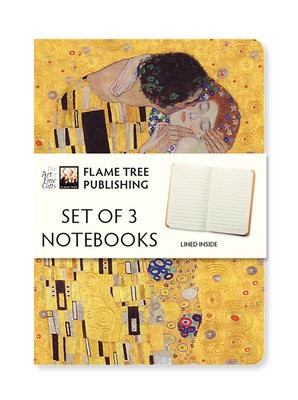 Gustav Klimt Set of 3 Mini Notebooks