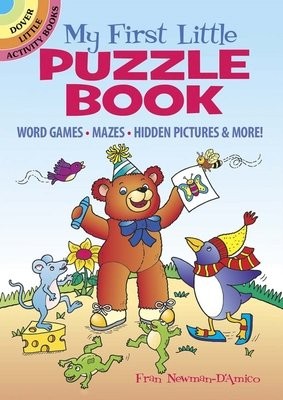 My First Little Puzzle Book: Word Games, Mazes, Spot the Difference, a More!