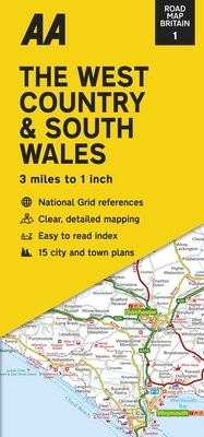 Road Map The West Country a South Wales