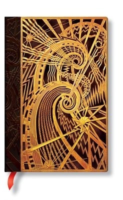 Chanin Spiral (New York Deco) Mini Lined Hardcover Journal