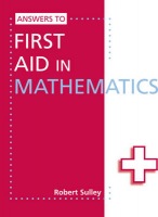 Answers to First Aid in Mathematics