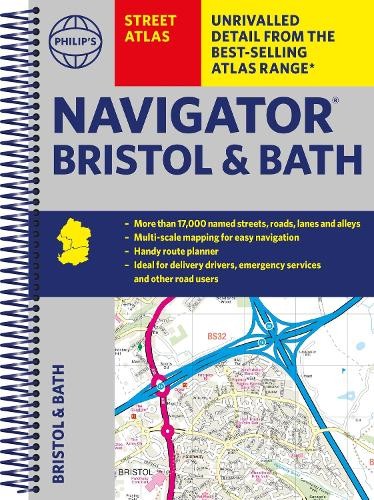 Philip's Street Atlas Navigator Bristol a Bath