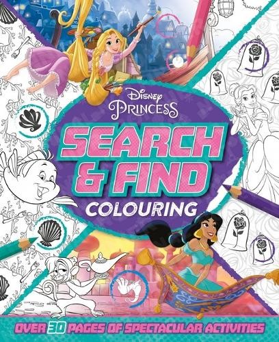 Disney Princess: Search a Find Colouring