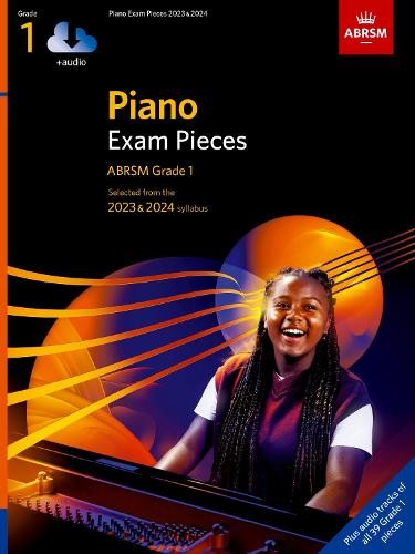Piano Exam Pieces 2023 a 2024, ABRSM Grade 1, with audio