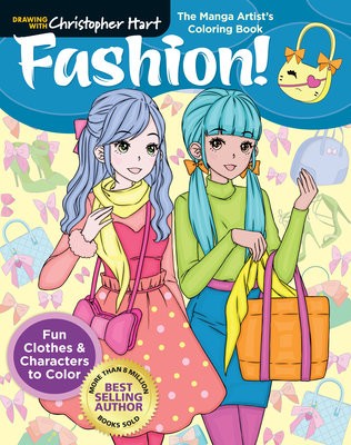 Manga Artist's Coloring Book: Fashion!