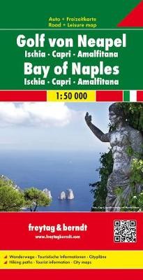 Bay of Naples - Ischia - Capri - Amalfitana Road Map 1:50 000