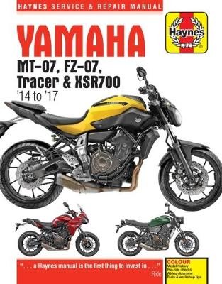 Yamaha MT-07, Tracer a XSR700 (14 to 17) Haynes Repair Manual