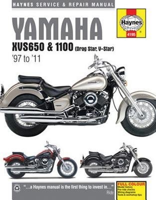 Yamaha XVS650 a 1100 Drag Star/V-Star (97 - 11) Haynes Repair Manual