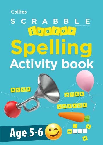 SCRABBLE™ Junior Spelling Activity book Age 5-6