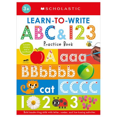 Learn to Write ABC a 123: Scholastic Early Learners (Workbook)